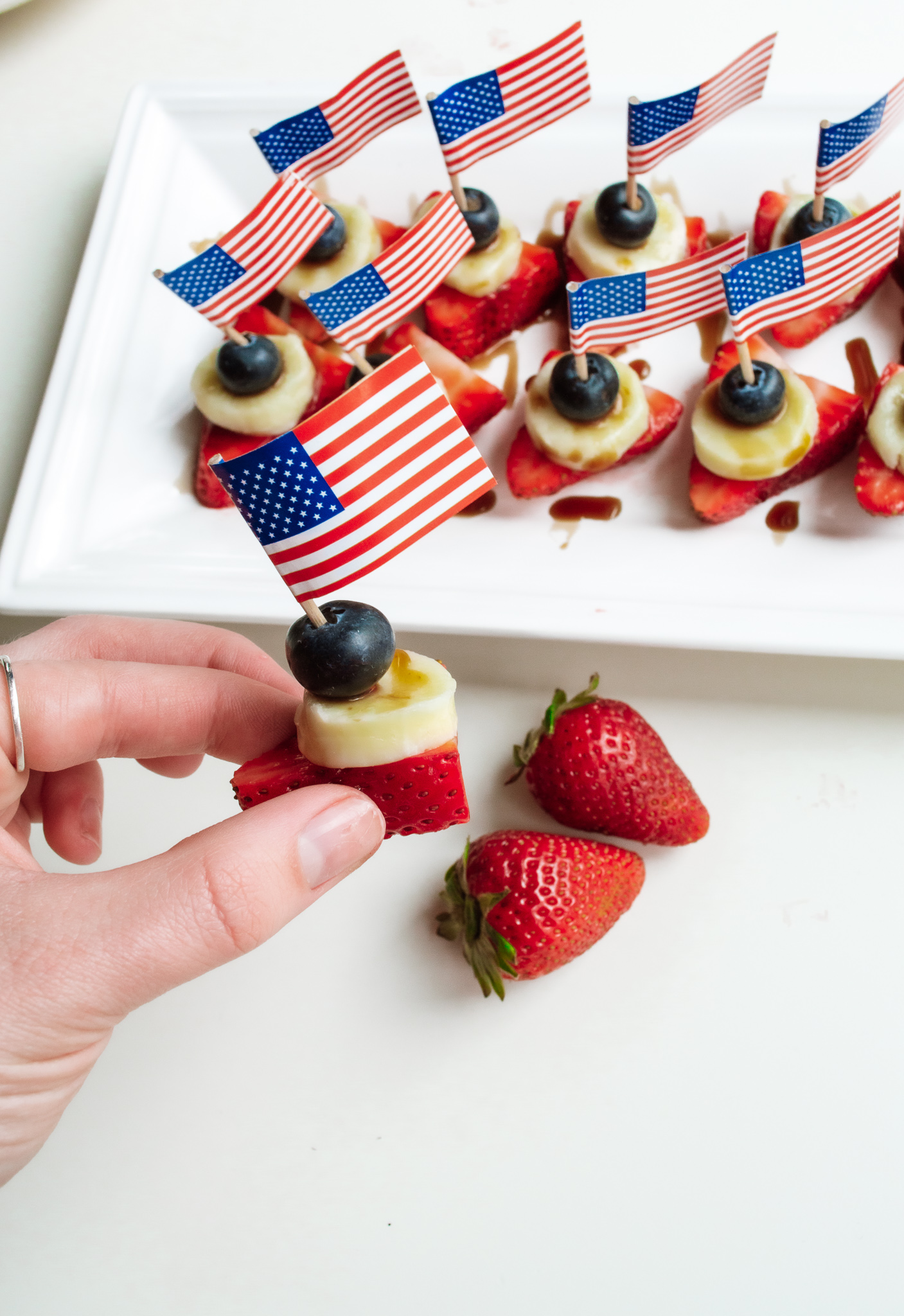 Mini Patriotic Fruit Skewers Ready Set Host